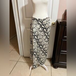 (Z) 525 America Snake print midi skirt
